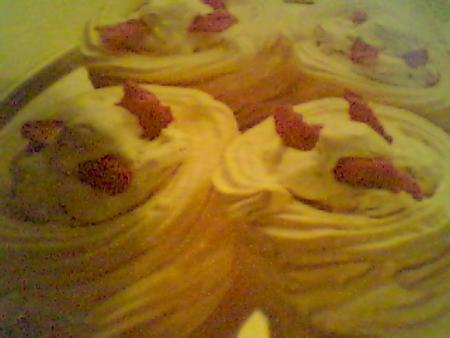 meringue aux fraises