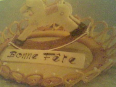 gateau bone fete ( la venue d un nouveau nee )