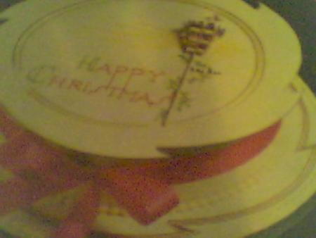 gateau de noel happy christmas