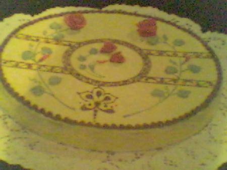 gateau dites-le avec des fleurs